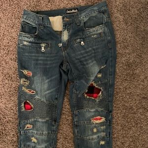 Embellish Biker Jeans size 30